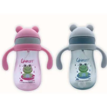 BIBERON CON BOMBILLA GHIRAFF BG 1419 10 OZ 9M + - Ecofarma